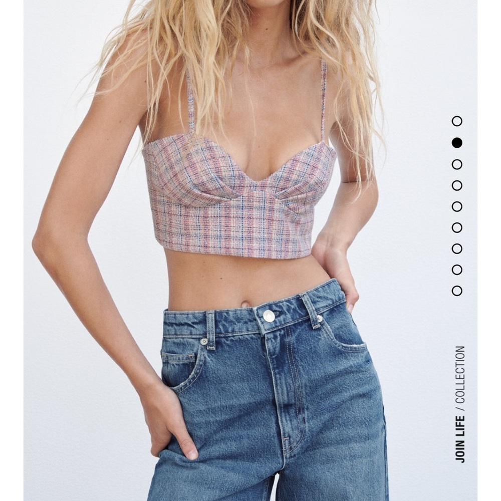 Zara crop top Brand New Tags